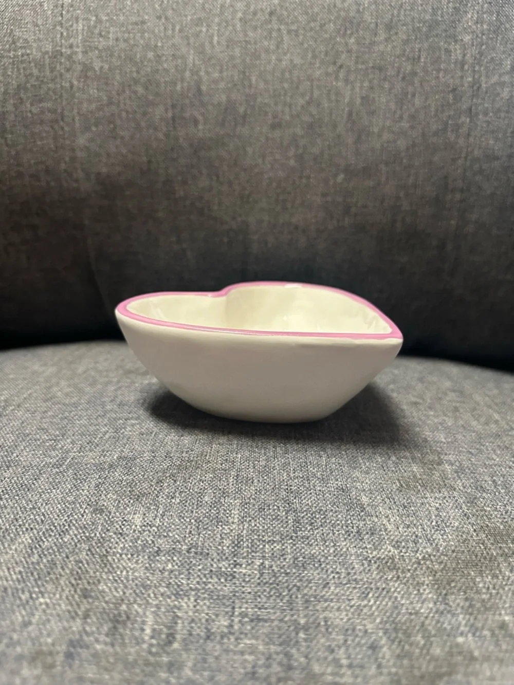 Francesca’s + Natural Life Pink Heart Ceramic Dish - Friendship Quote